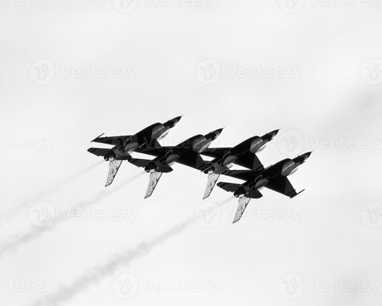 Military jet airplane, military fighter photo