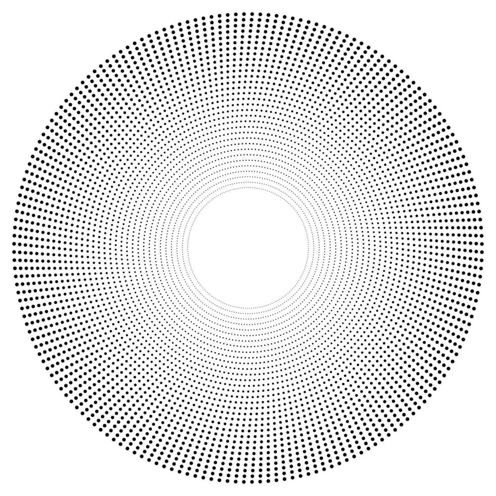 White background with blue round halftone pattern background vector