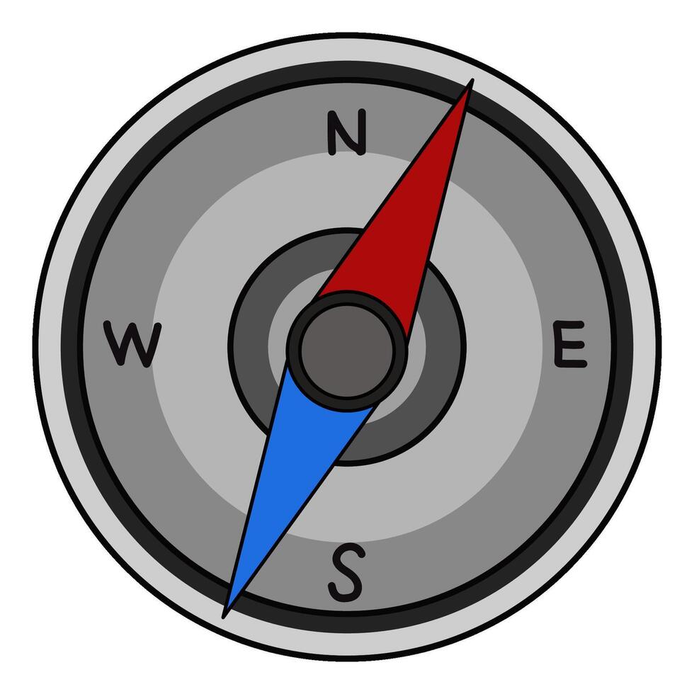 illustration of compass vector