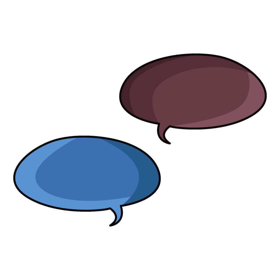 illustration of speech bubble vector