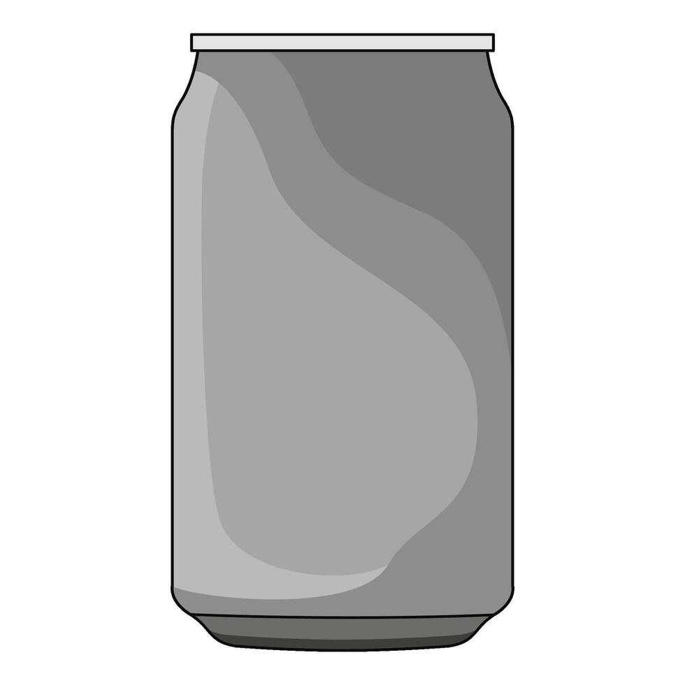 illustration of soda can vector