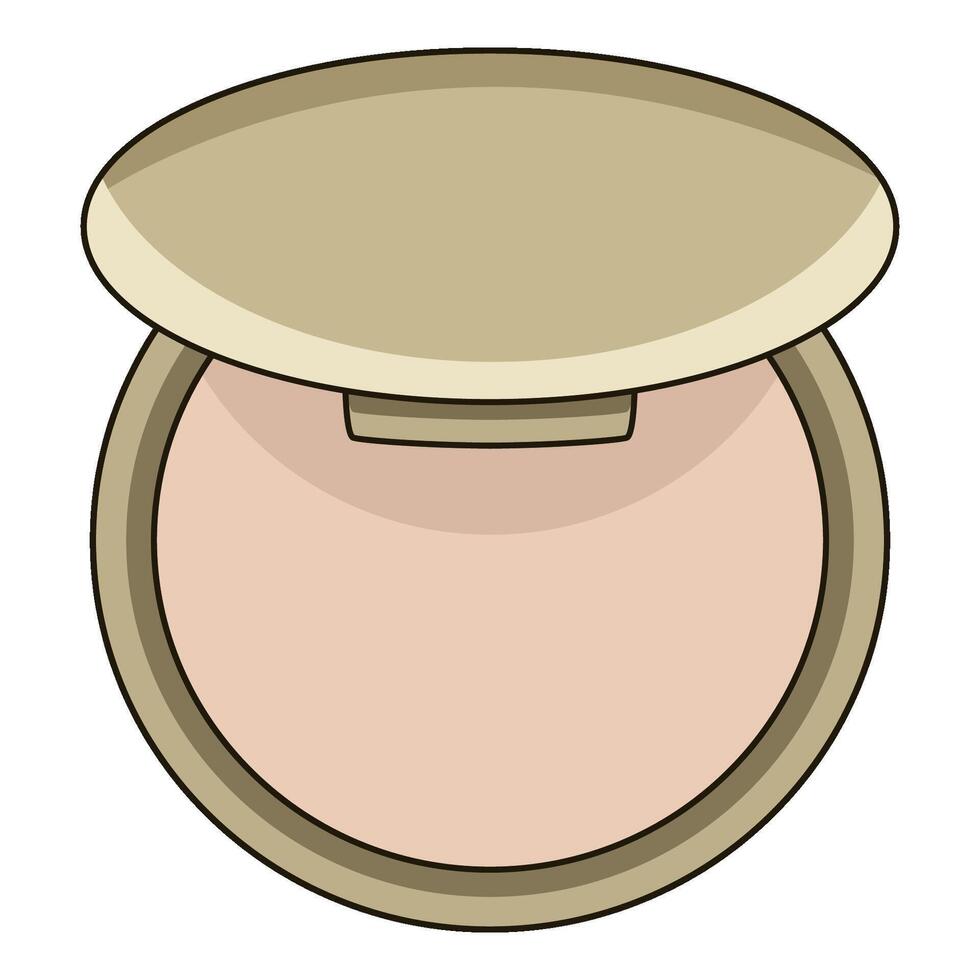 illustration of Compact powder vector