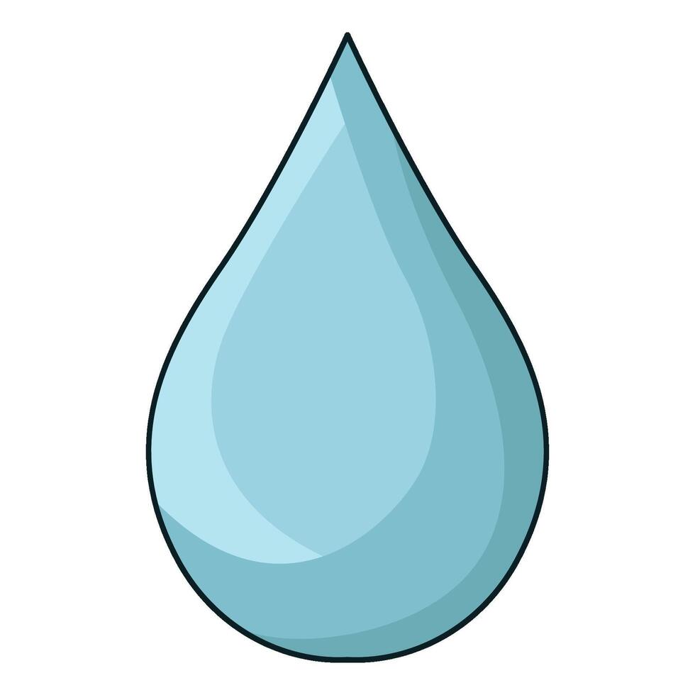 illustration of water drop vector