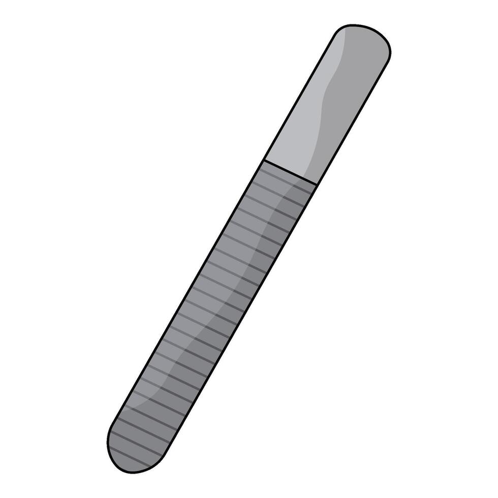 illustration of nail file vector