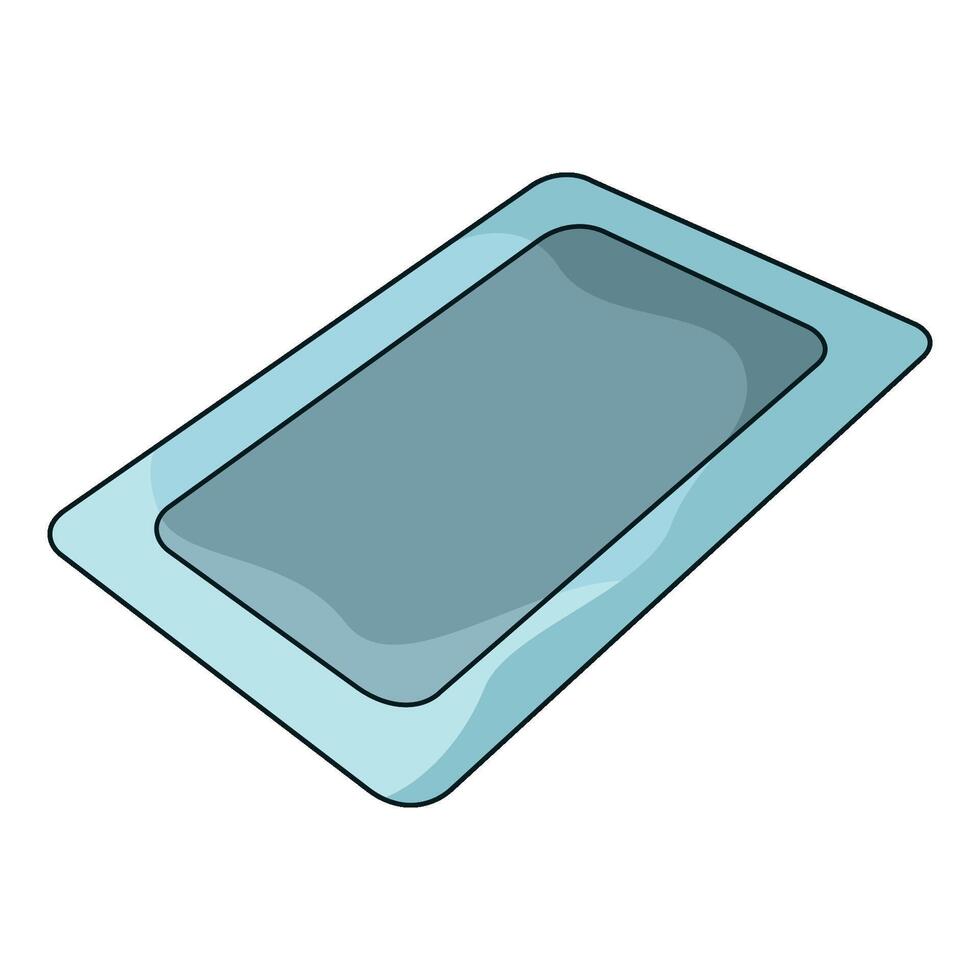 illustration of bath mat vector