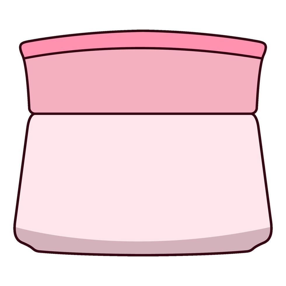 illustration of Body scrub jar vector