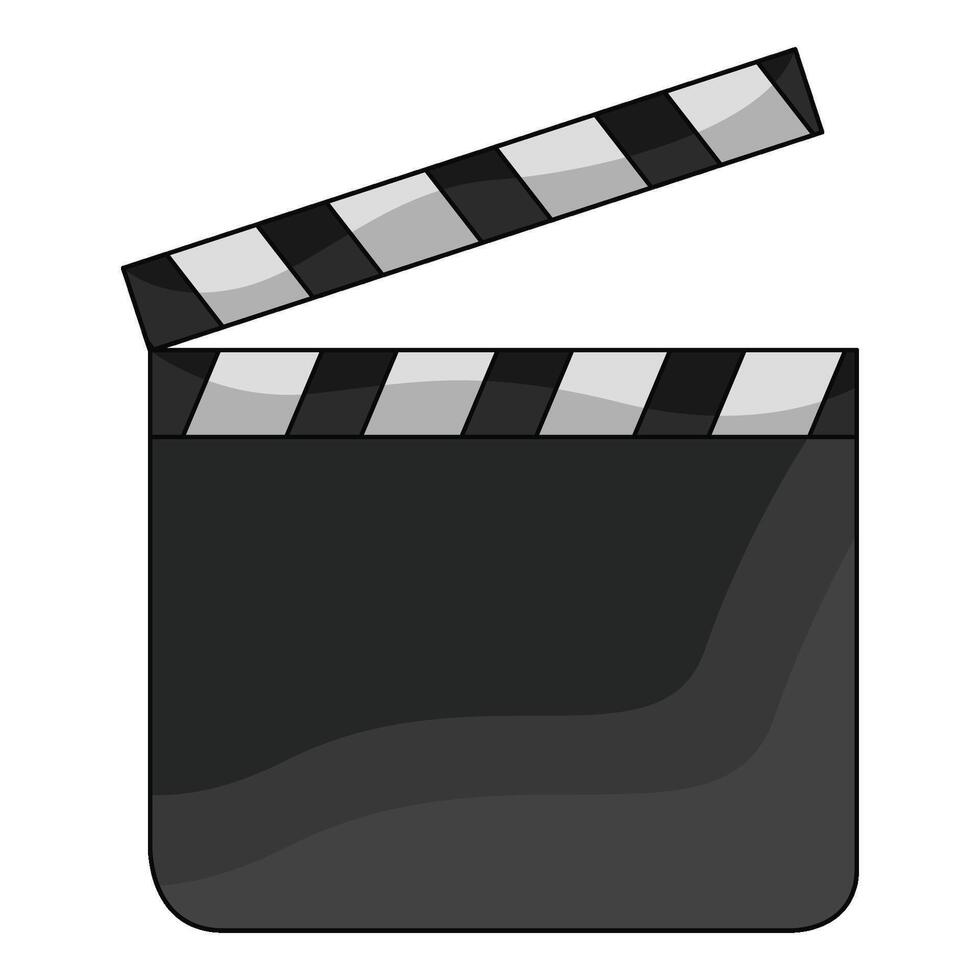 illustration of clapperboard vector
