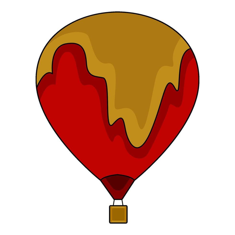 illustration of hot air balloon vector