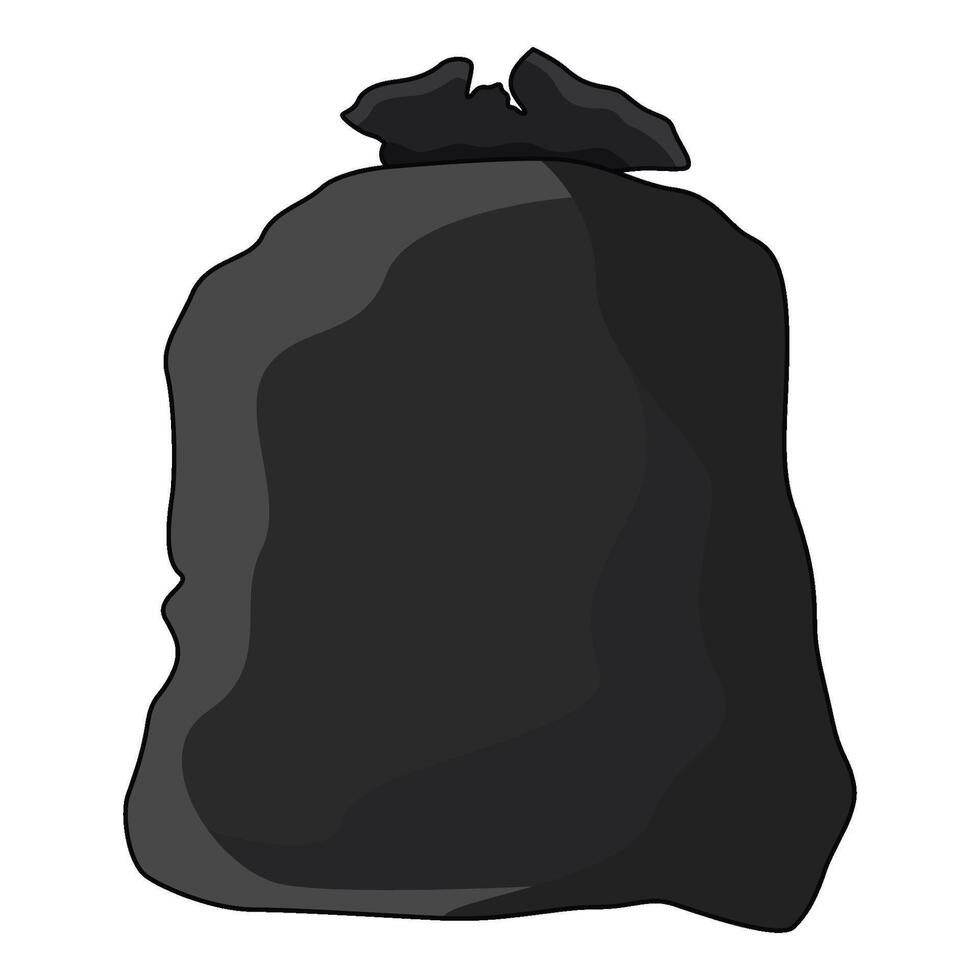 illustration of garbage bag vector