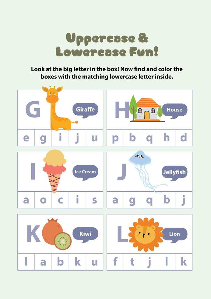 Letter Tracing Worksheet for Activity Book for kids fun learning printable page. Preschool tracing and writing practice for toddler and teacher vector