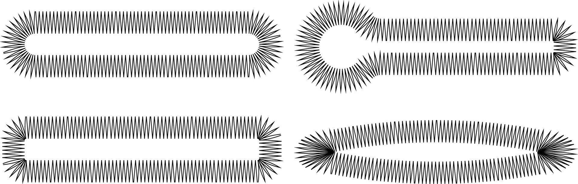 black white buttonhole icon set vector