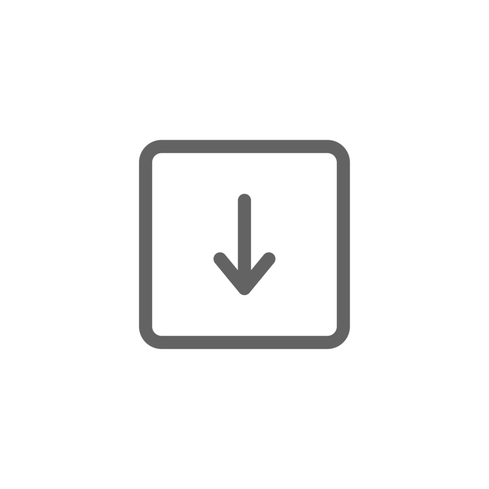 Down Arrow Icon png
