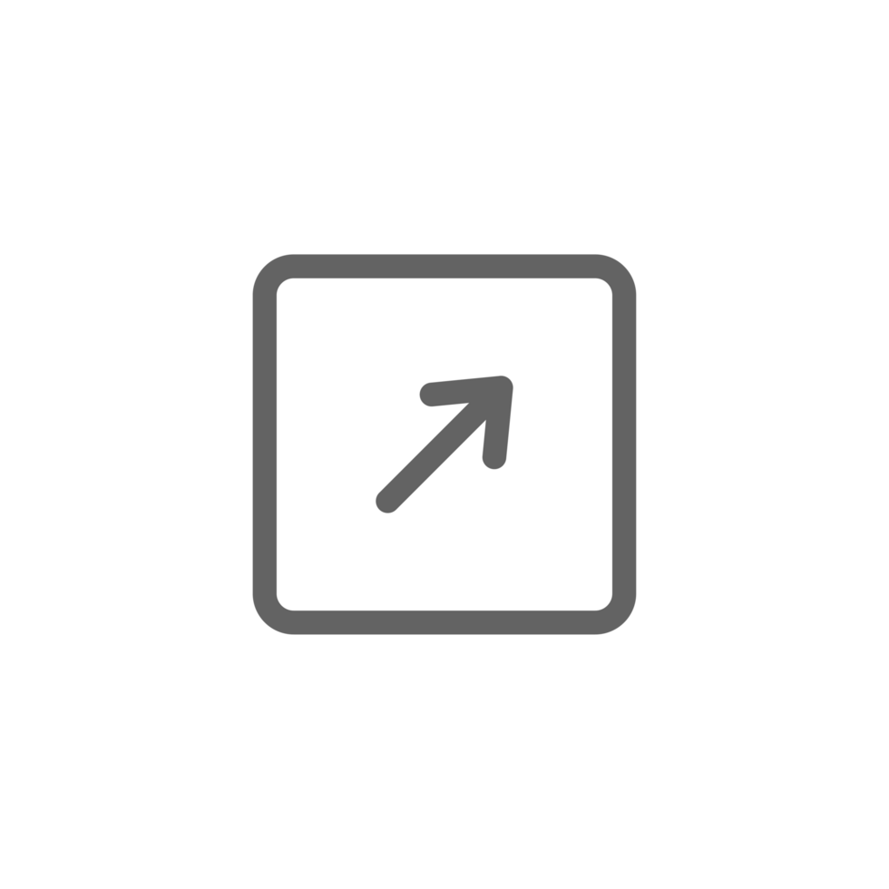 Diagonal Arrow Icon Up png