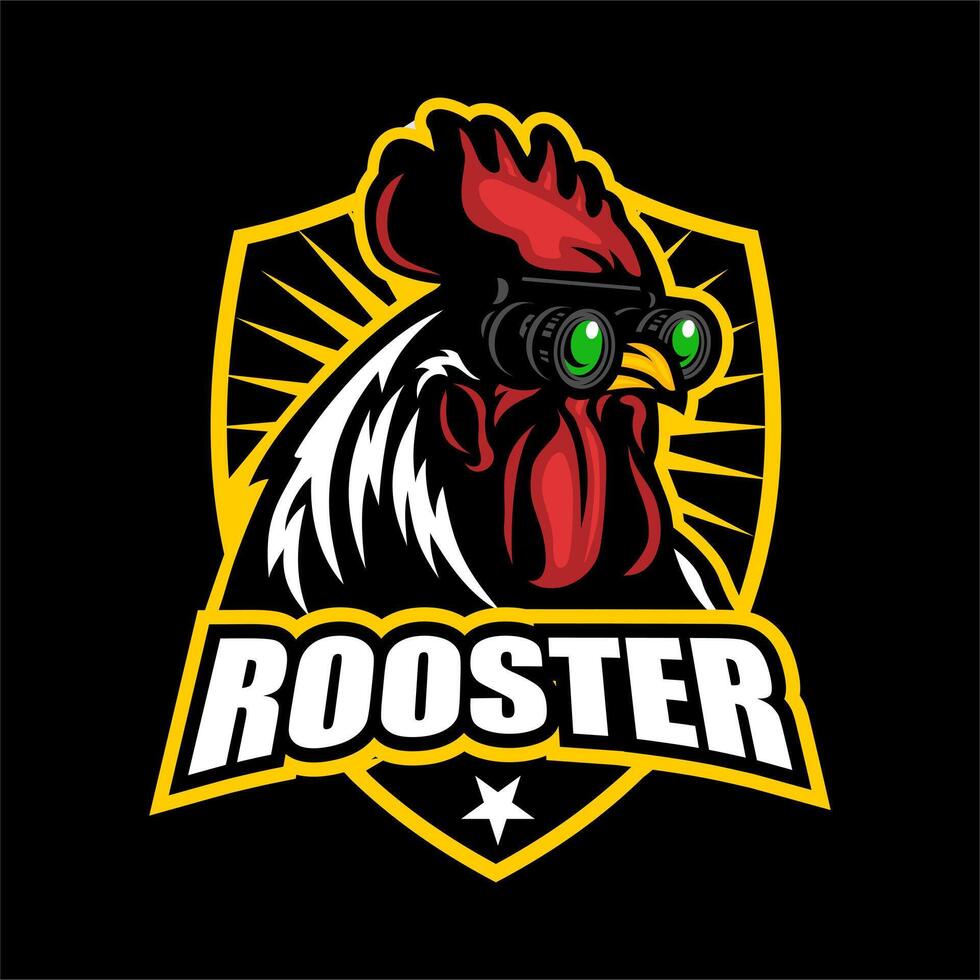 Simple and elegant Rooster designs vector
