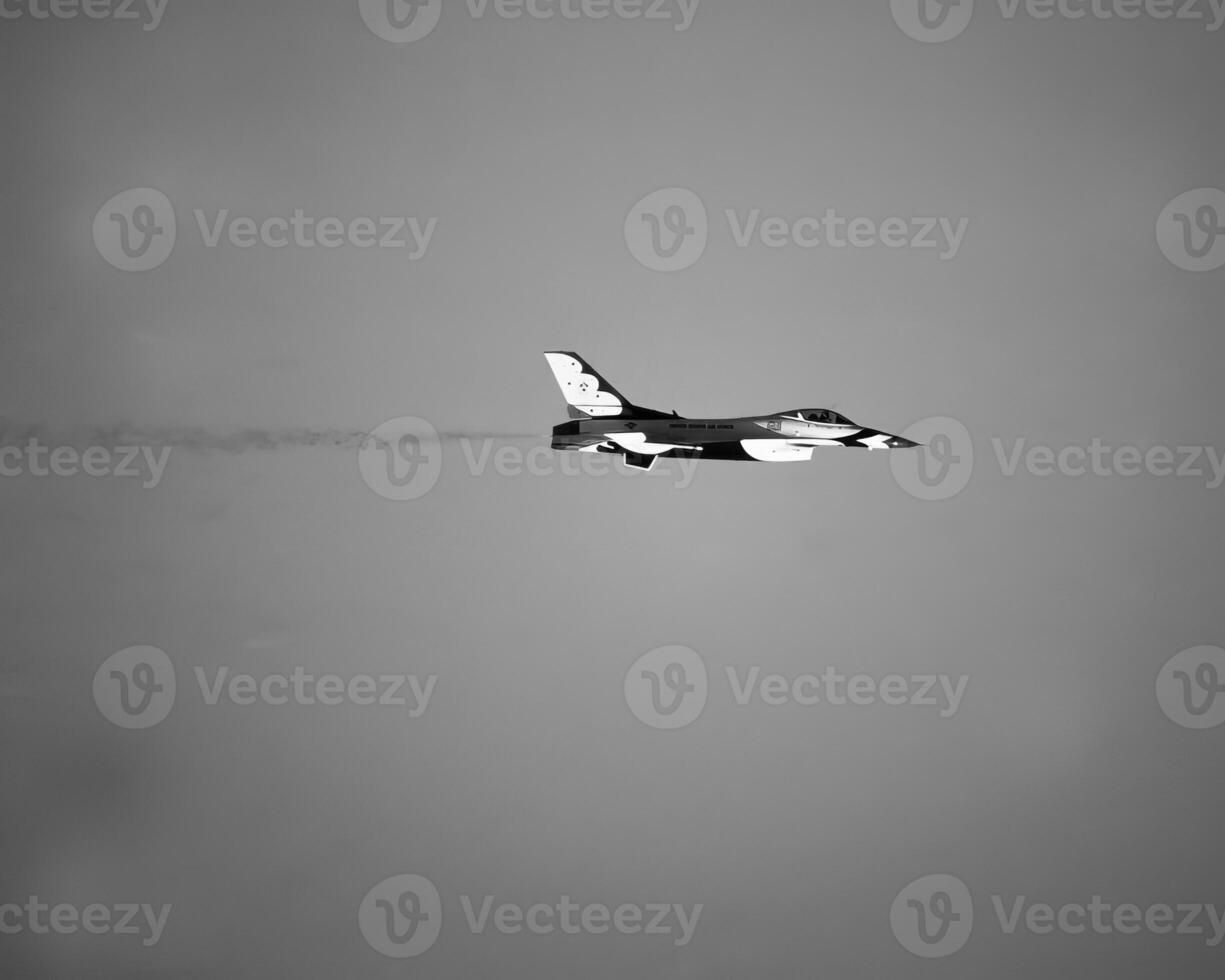 Military jet airplane, military fighter photo