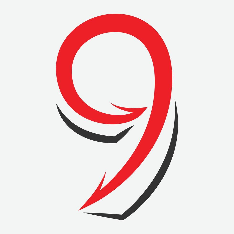 numbering logo illustration vector