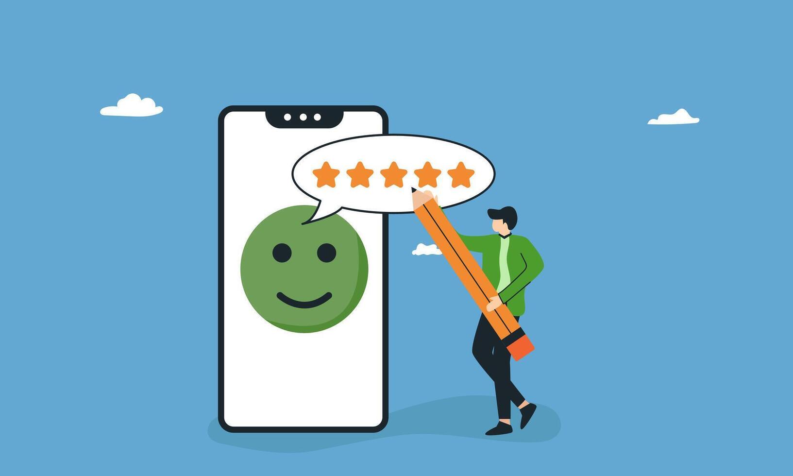 Positive Customer feedback customer support, Positive feedback best quality vector