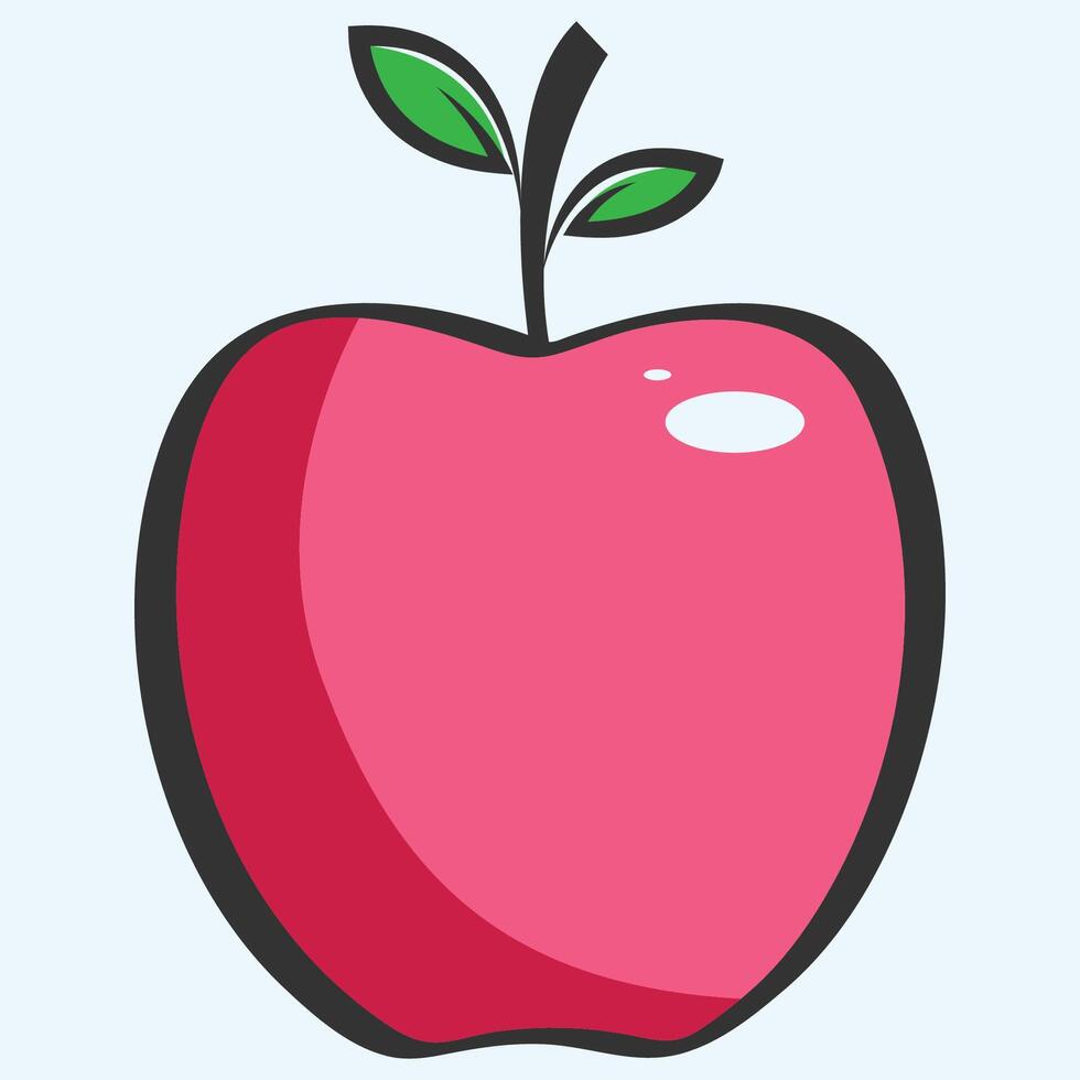apple illustration design vector