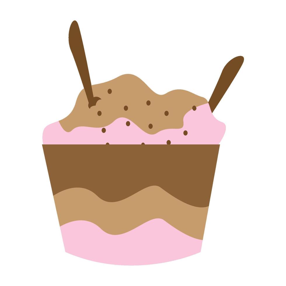 ice cream illustration design vector