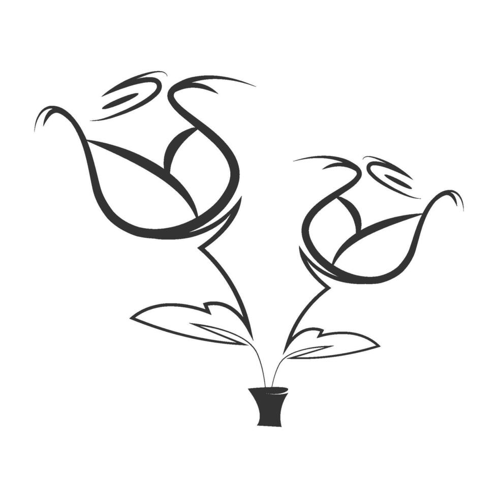 flower illustration design vector