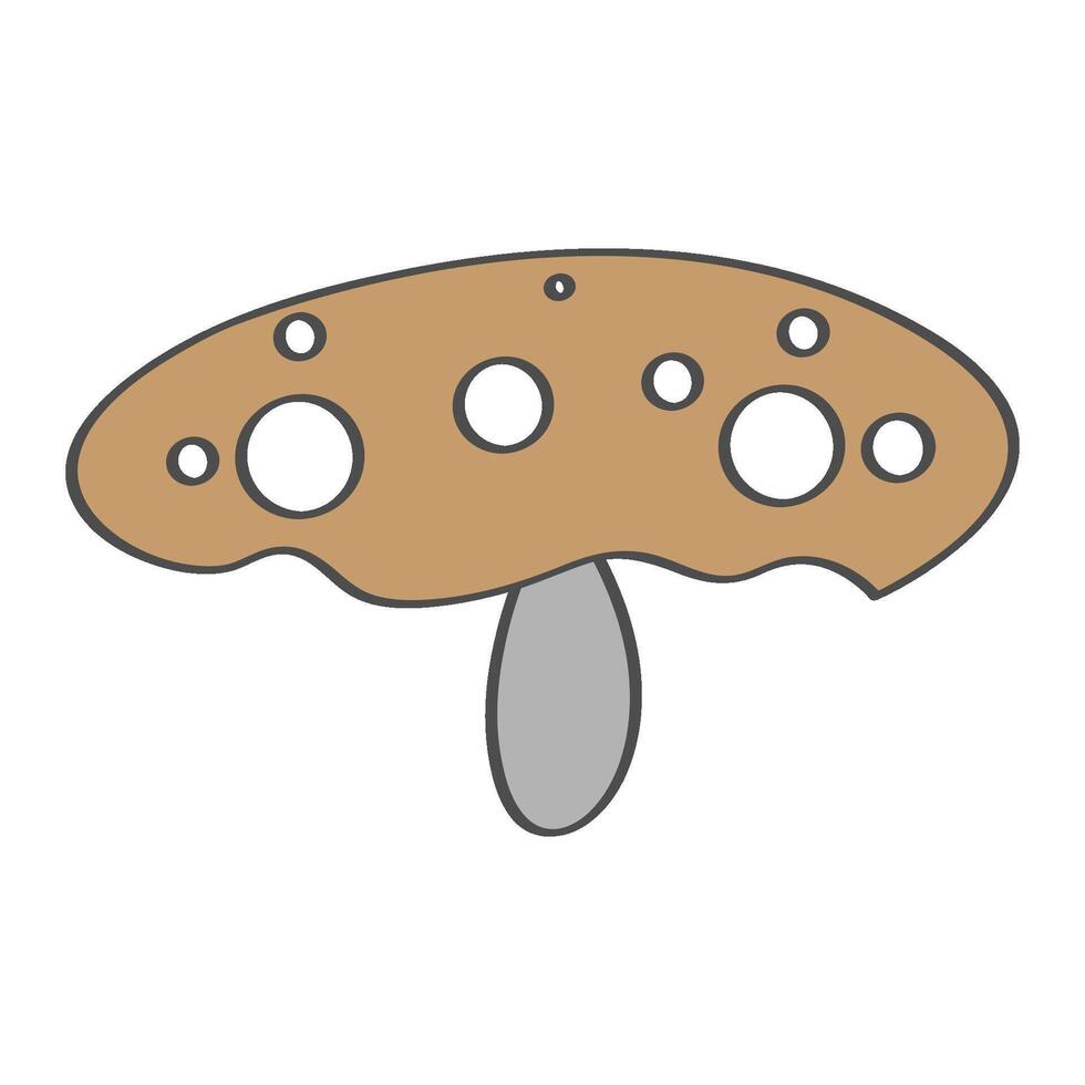 mushroom illustration design vector