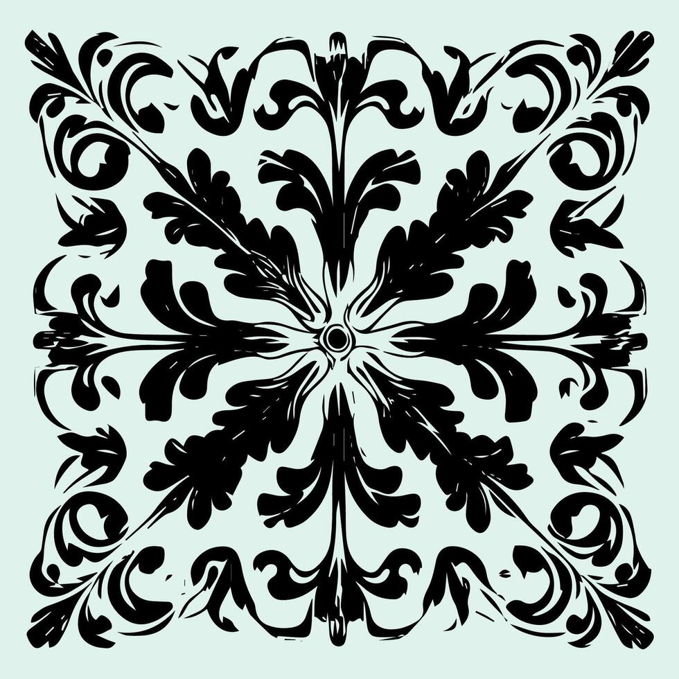 Simple Swirl Design Vintage vector