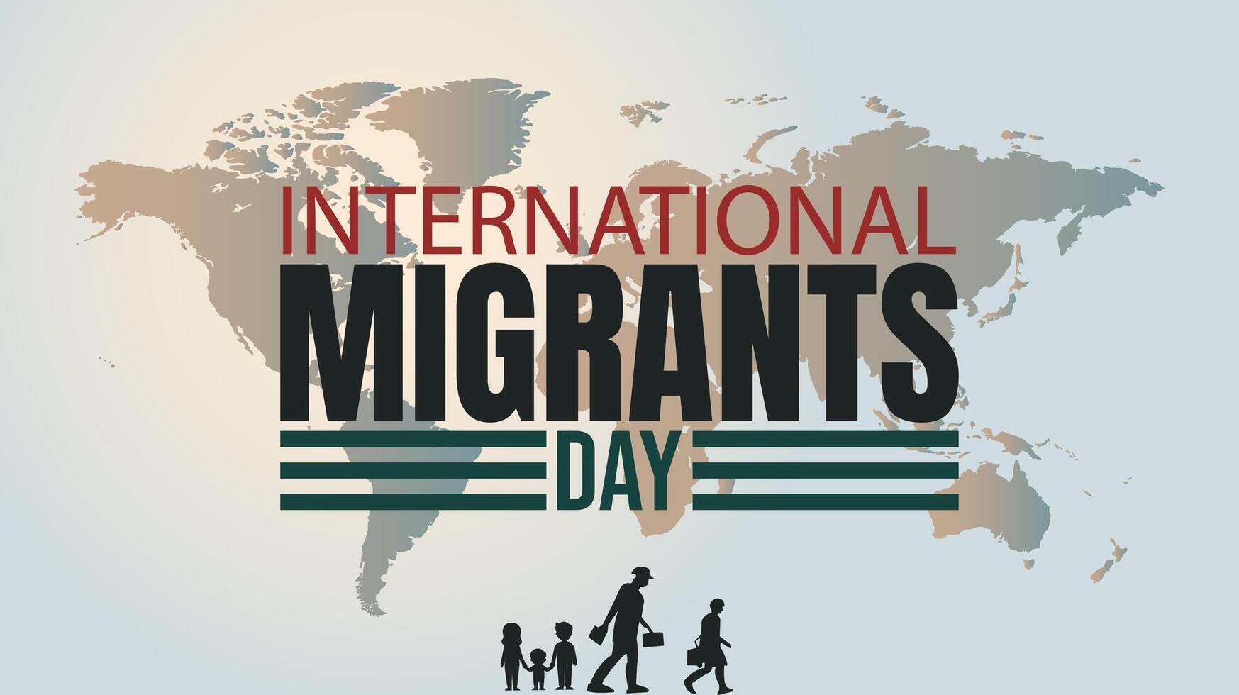 Support International Migrants in Your Community vector