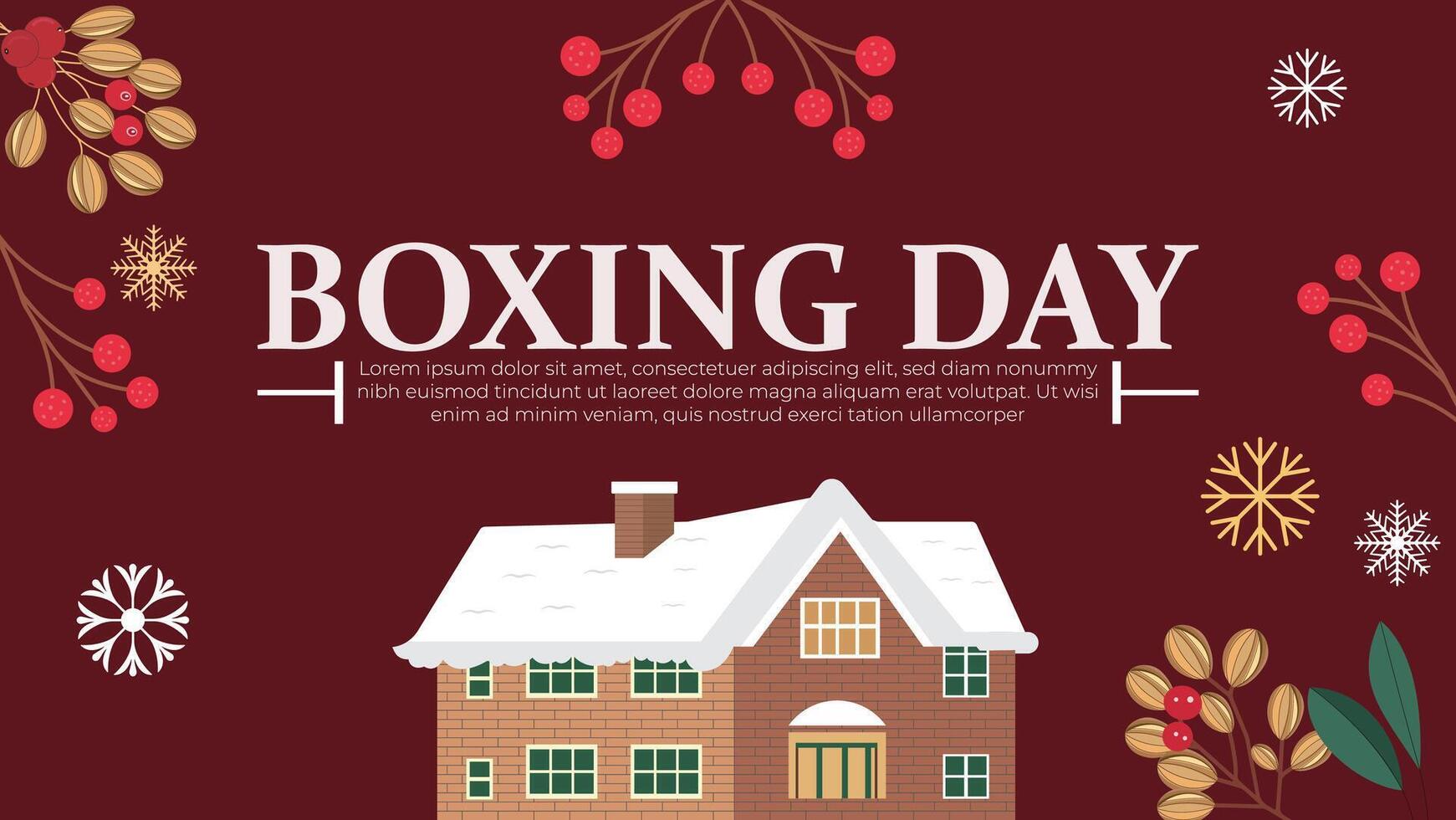 Hosting a Boxing Day Celebration vector