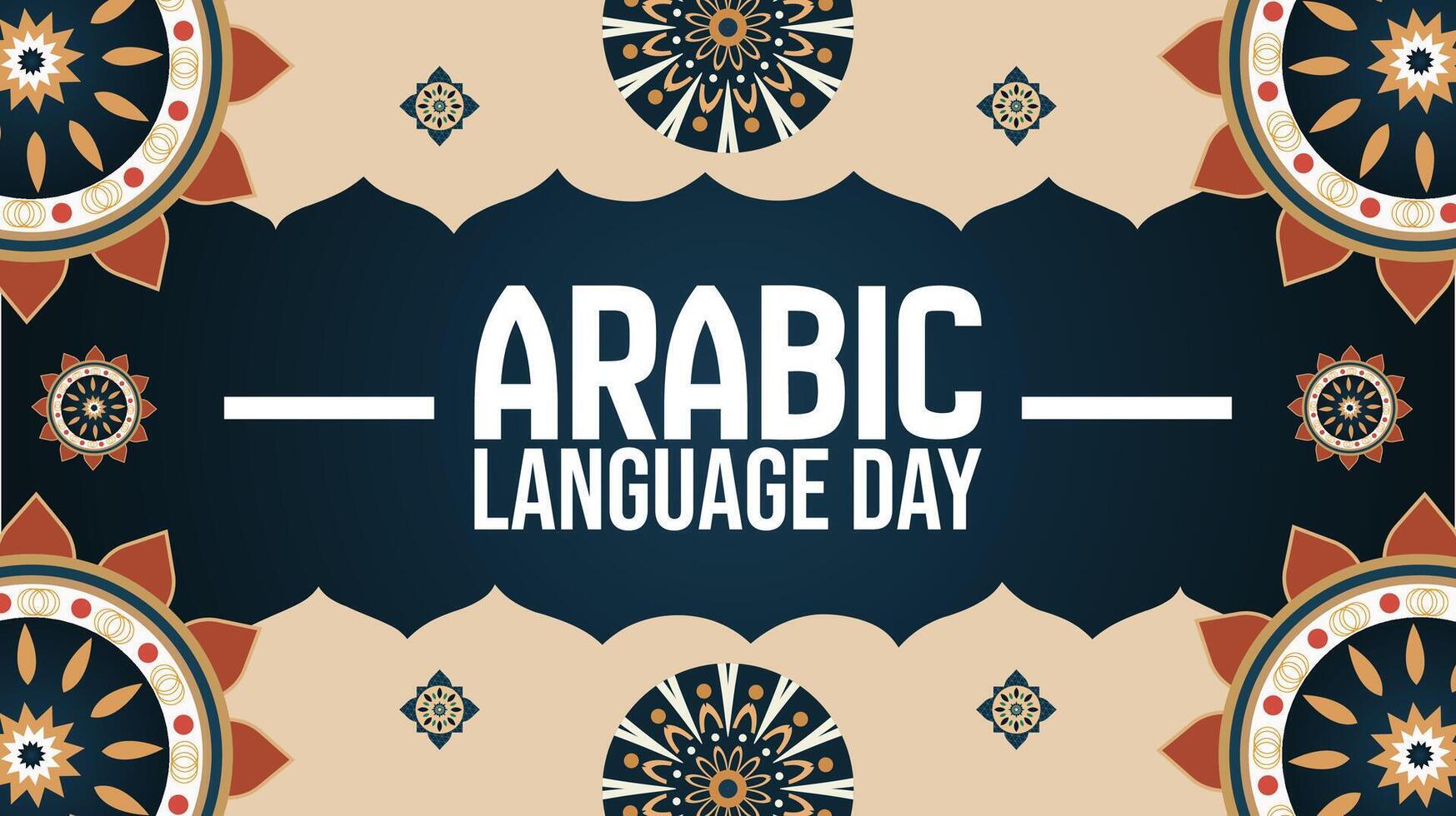 Celebrated Authors for Arabic Language Day vector