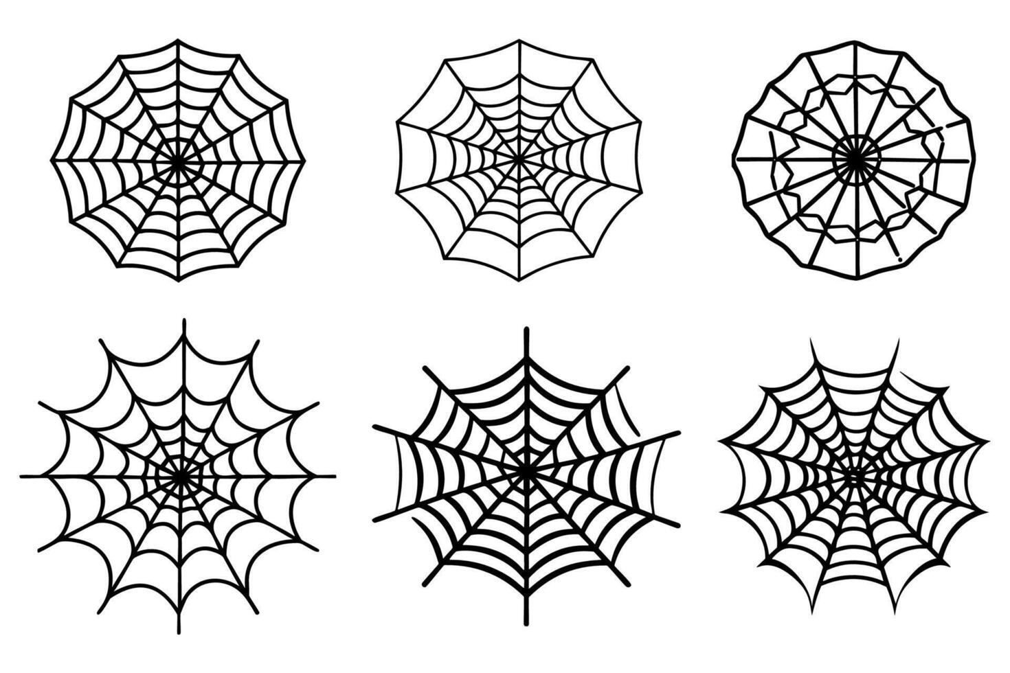 Spider web icon, spider web design art illustration. vector