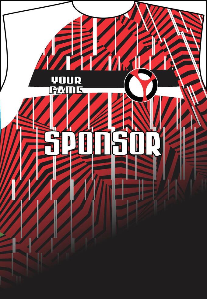 Red and black lines Trendy Apparel Graphics for Fashion and Branding vector