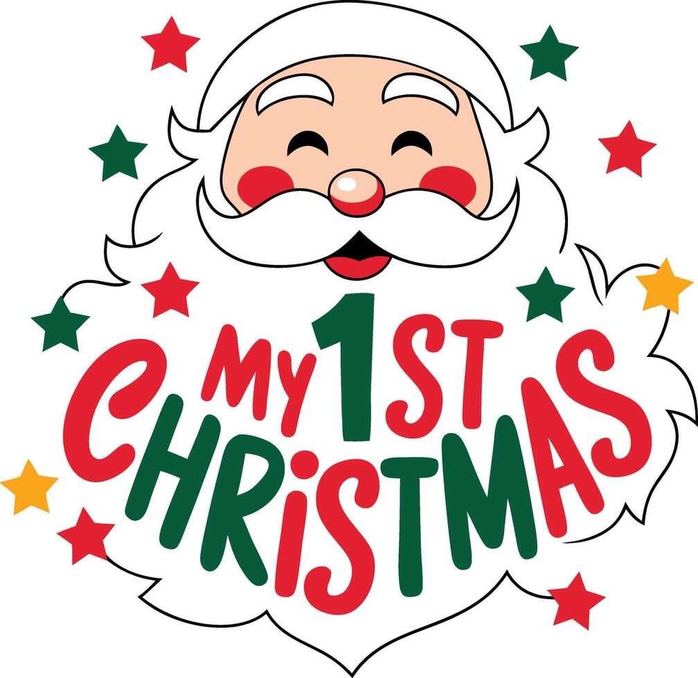 Magical 1st Christmas Keepsakes for Newborns vector