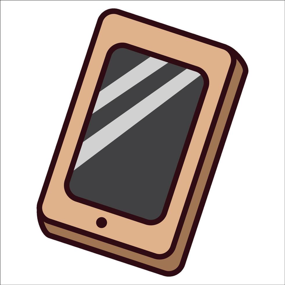 Phone icon on white background vector