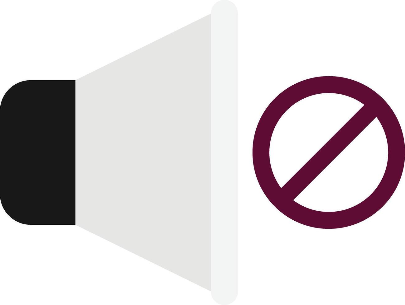 Mute Sound Silent vector