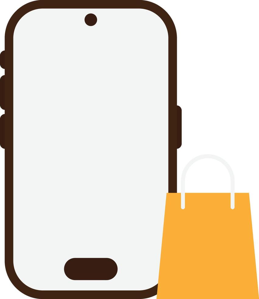 Mobile Shopping Store vector
