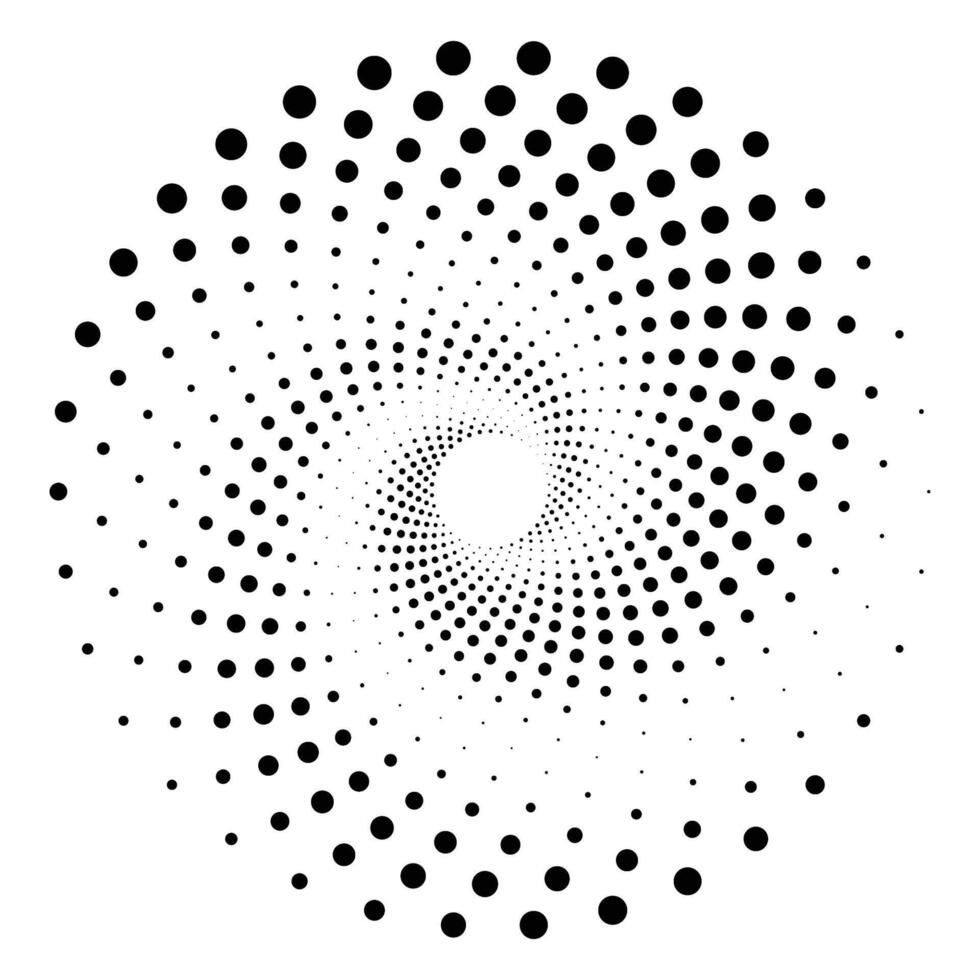 Black halftone design element vector