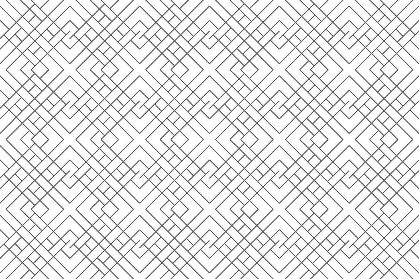 Black and white geometric pattern or fabric pattern, line pattern texture vector
