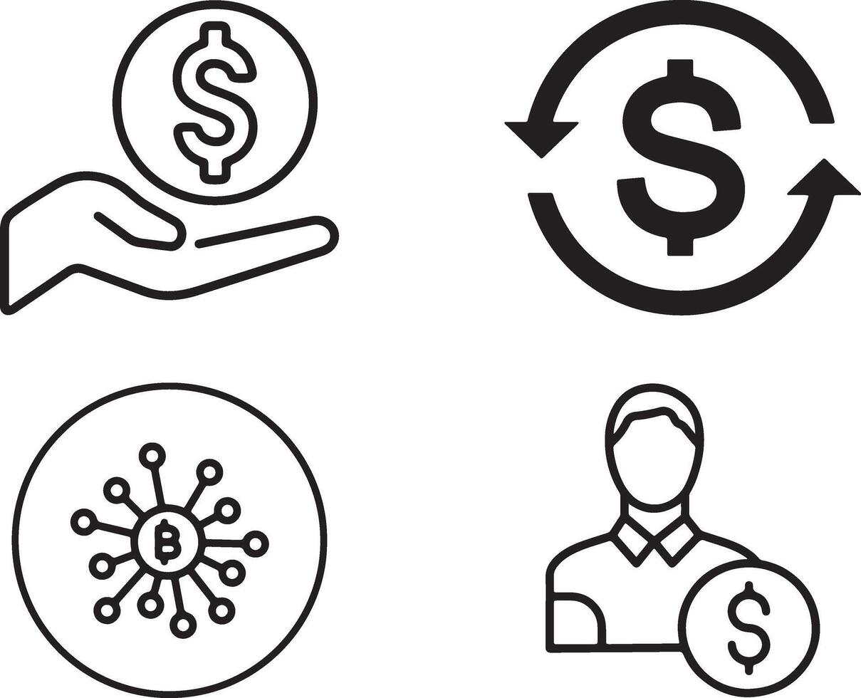 Comprehensive Financial Icon Set vector