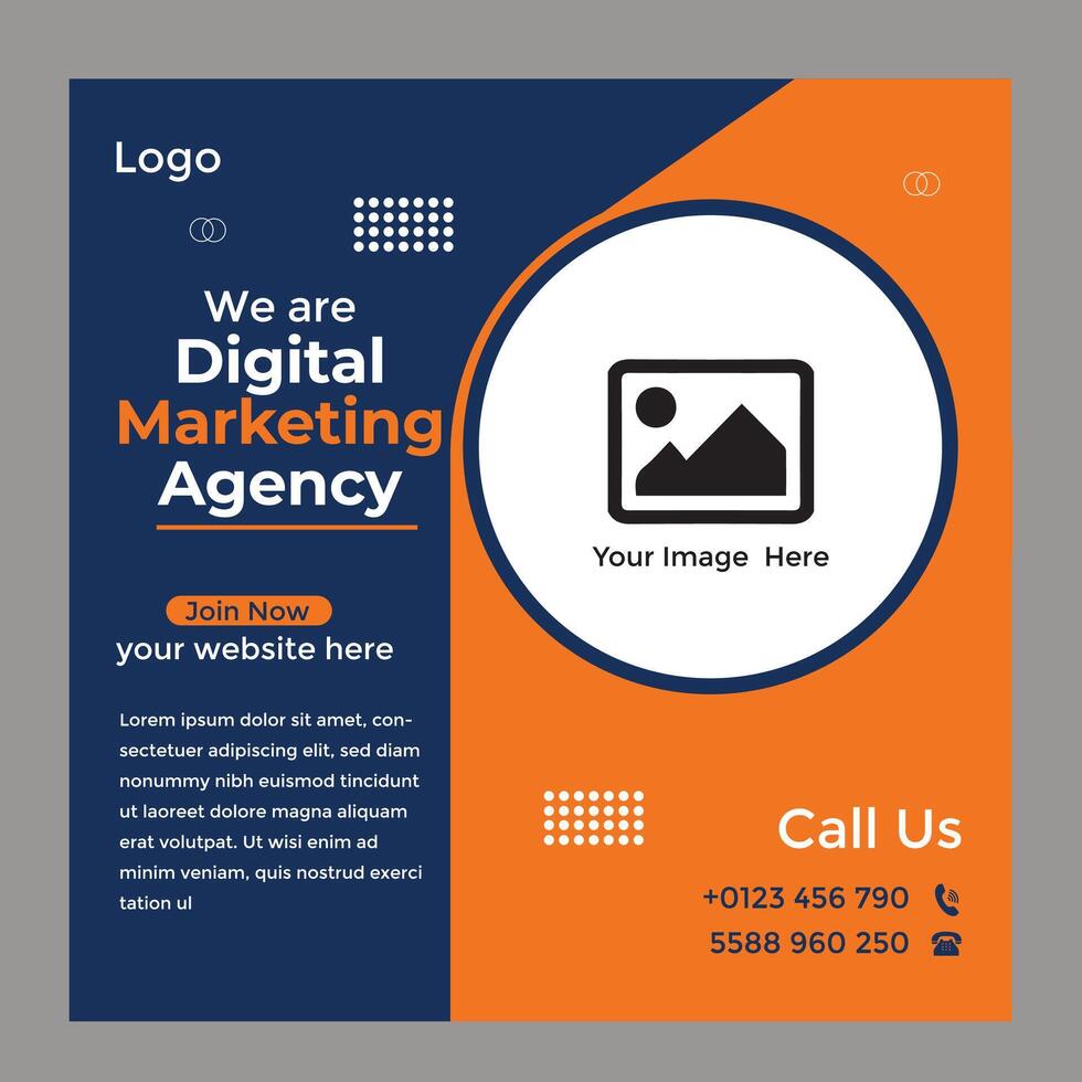 Social Post Design vector