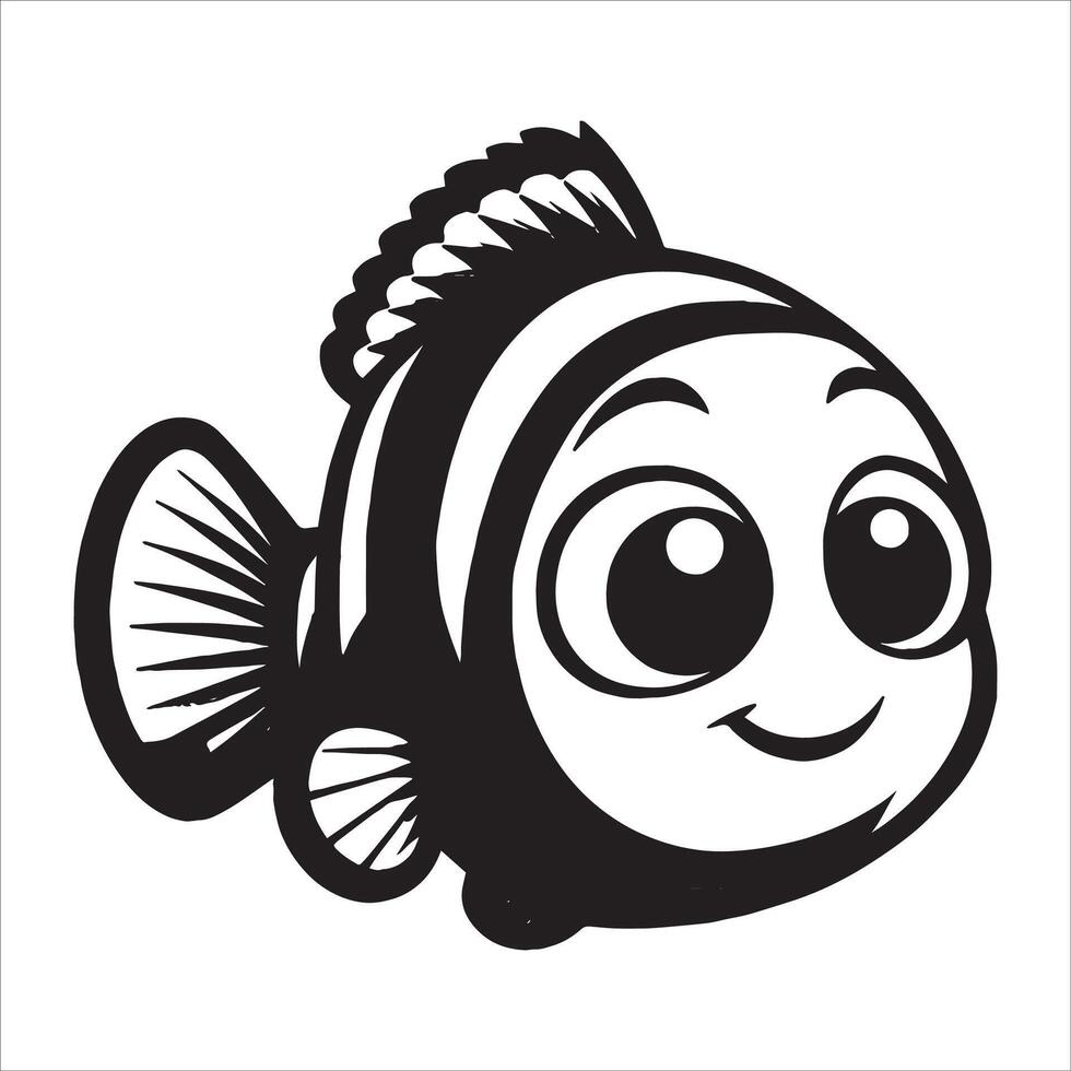Nemo A Tiny Fish with Big Dreams vector