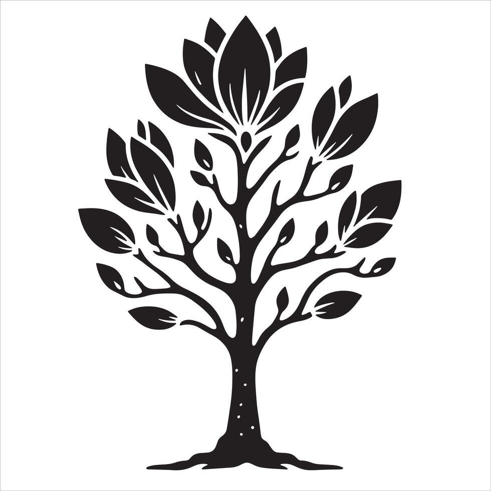 Bloom Where Your e Planted Magnolia Style vector