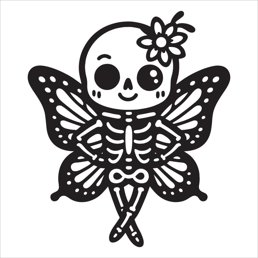 Memento Mori Wings vector