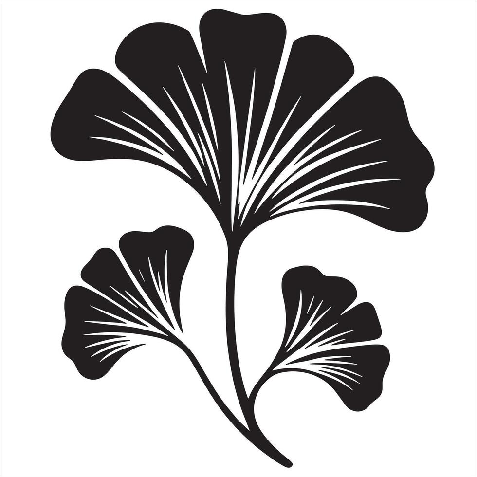 Fossil of the Ages Ginkgo Revival vector