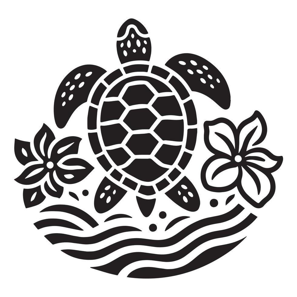 Haven of the SeaTurtle s Dance vector