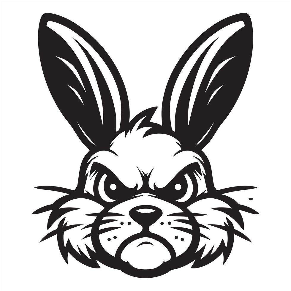 Angry Bunny A Tale of Rage vector