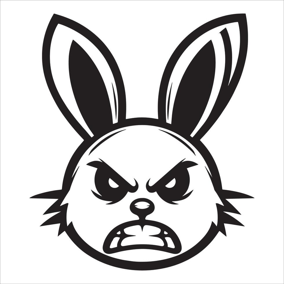 Angry Rabbit A Tale of Fury vector