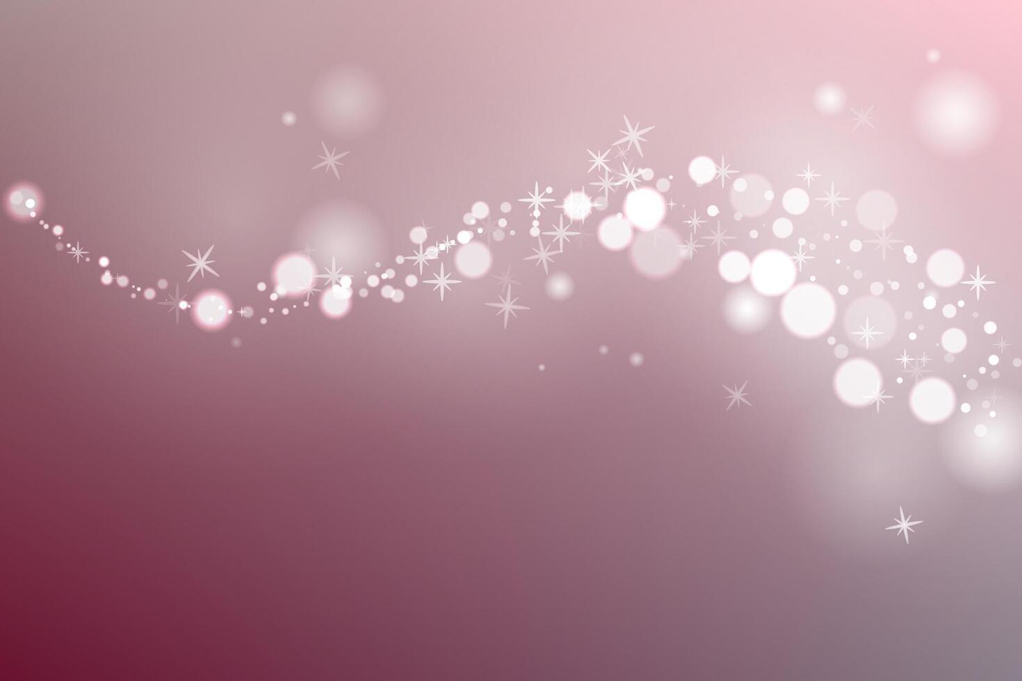 Glowing Particles. Pink template. Valentine day card. vector