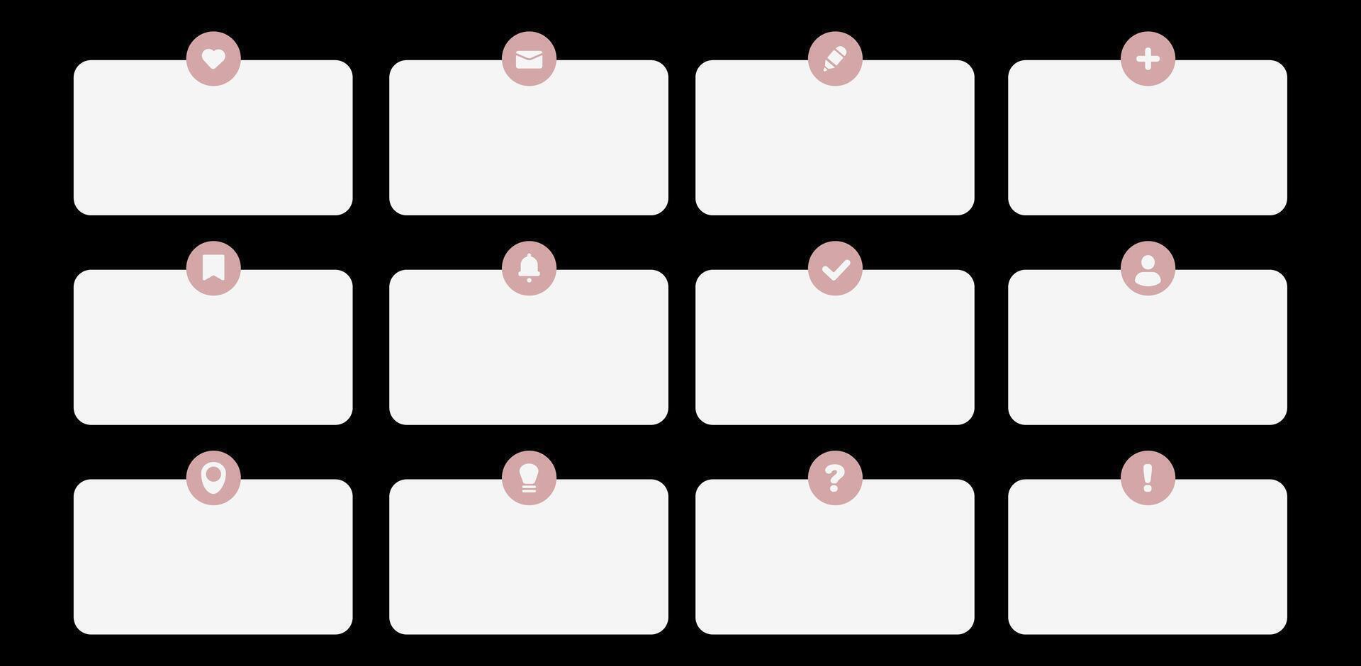 Question speech balloon icon set. Chat bubbles and dialog clouds in cartoon style. White and blue frames for text, quotes, and conversation. vector