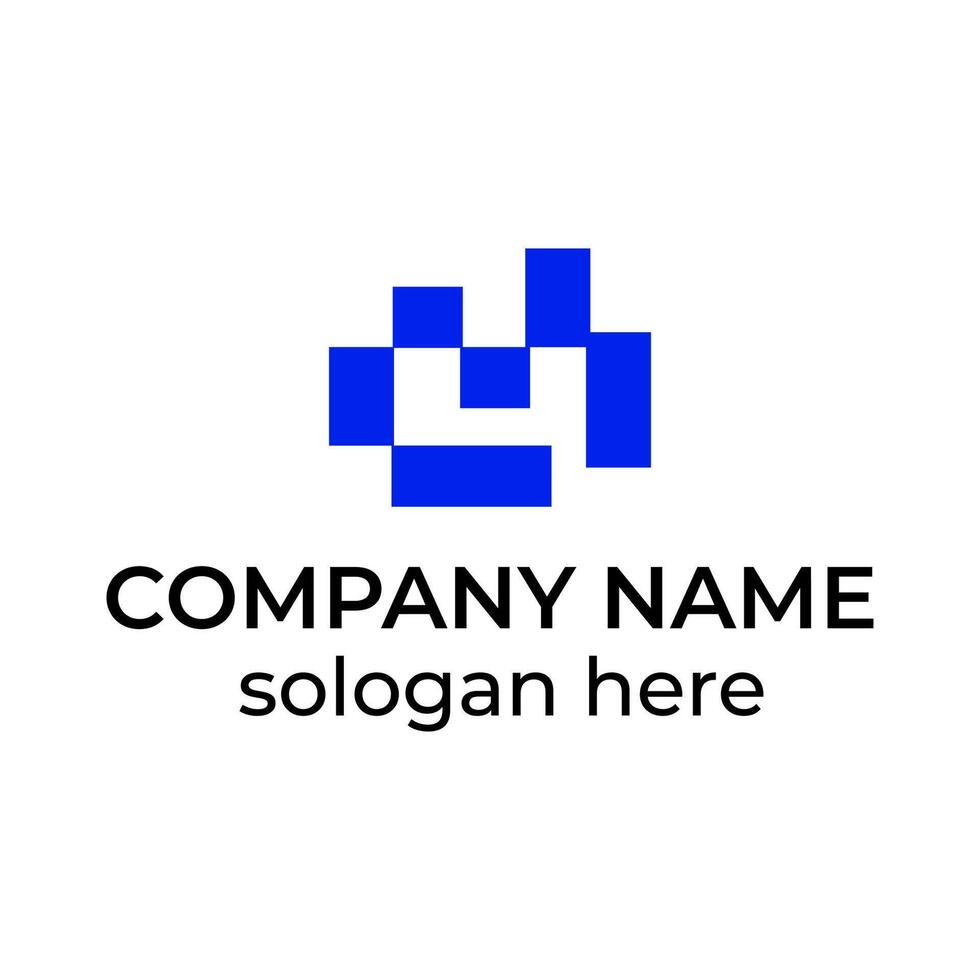 Creative Tech and Technology logo design for company vector