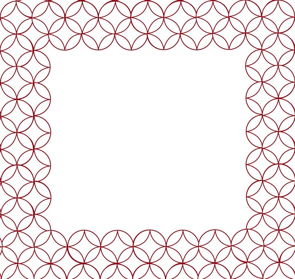 Traditional Chinese decorative square frame. Chinese symbol for Chinese new year or other festival. graphic illustration vector